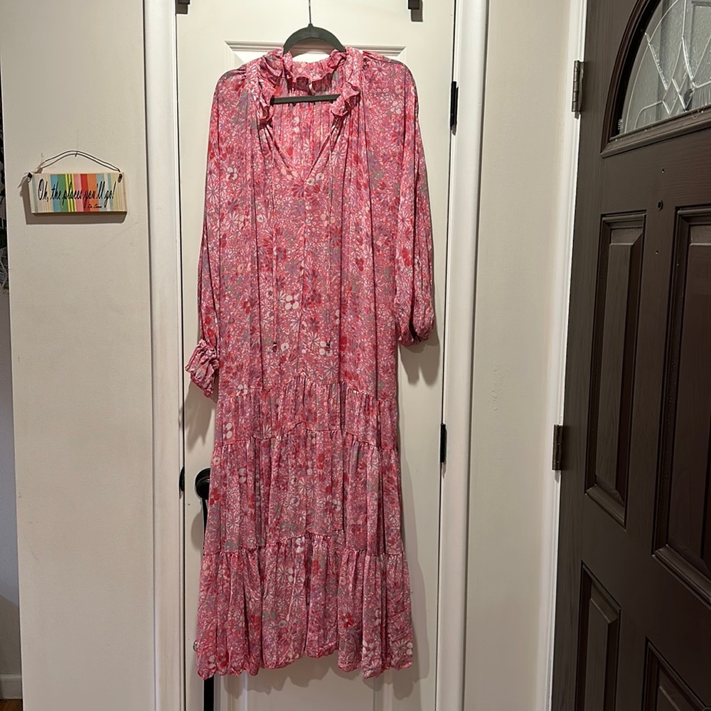Beautiful Free People Feeling Groovy Maxi Dress Size XL